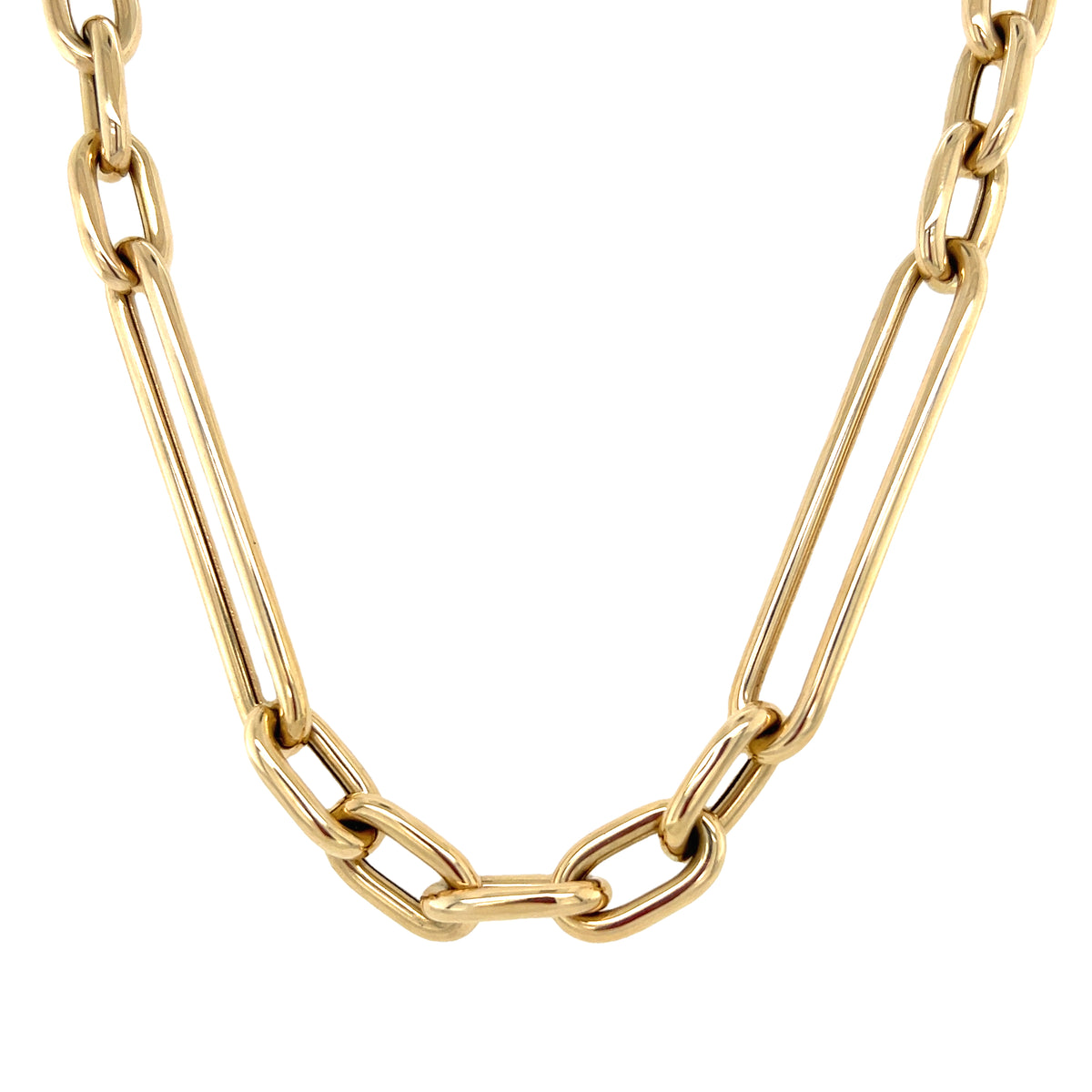 Trombone Link Chain – KatMojo Jewelry