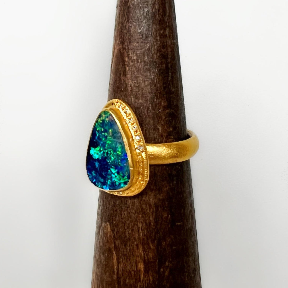 Galaxy Opal Ring – KatMojo Jewelry
