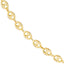 A 6.7mm gold mariner necklace chain, the perfect size, in yellow gold with small oval links. Lobster clasp closure.