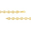 A 6.7mm gold mariner necklace chain, the perfect size, in yellow gold with small oval links. Lobster clasp closure.