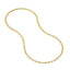 A 4.5 mm gold mariner chain necklace, the perfect size, in yellow gold with small oval links. This chain has a lobster clasp closure.