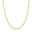 A 4.5 mm gold mariner chain necklace, the perfect size, in yellow gold with small oval links. This chain has a lobster clasp closure.