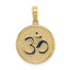 Reversible OM & Lotus Charm