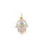 Topaz Hamsa Charm