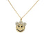 Flower Crown Smiley Necklace