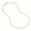 A 3mm gold ball chain, the perfect size, in yellow gold with beaded or ball links.